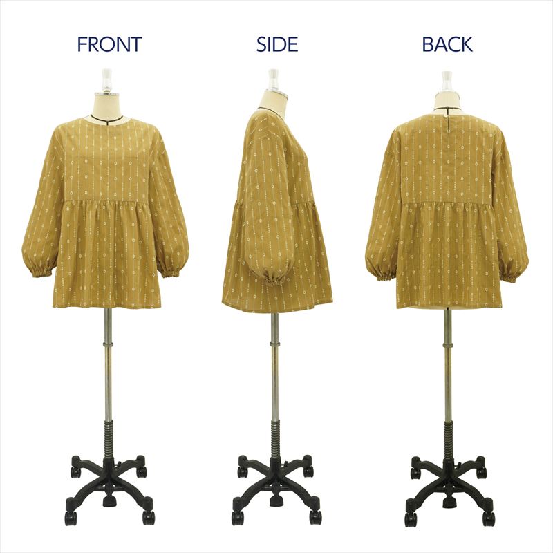 ギャザーペプラムブラウス(6541)"/