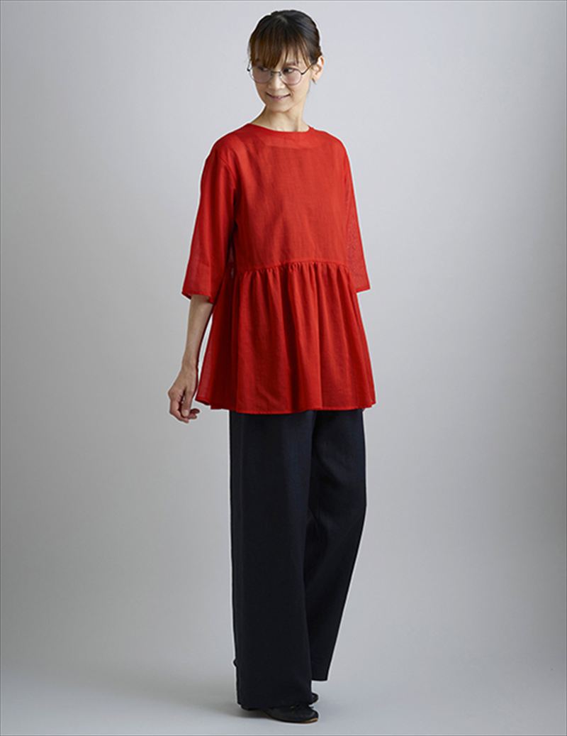 ジャストウエストギャザードレス(M230)"/