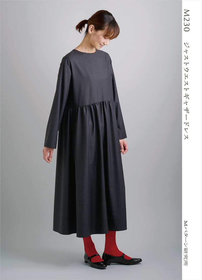 ジャストウエストギャザードレス(M230)